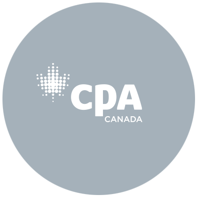  Logo de CPA Canada - blanc