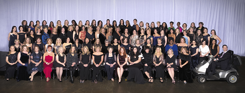 Photo de groupe du Palmarès des 100 femmes les plus influentes au Canada du Réseau des femmes exécutives.